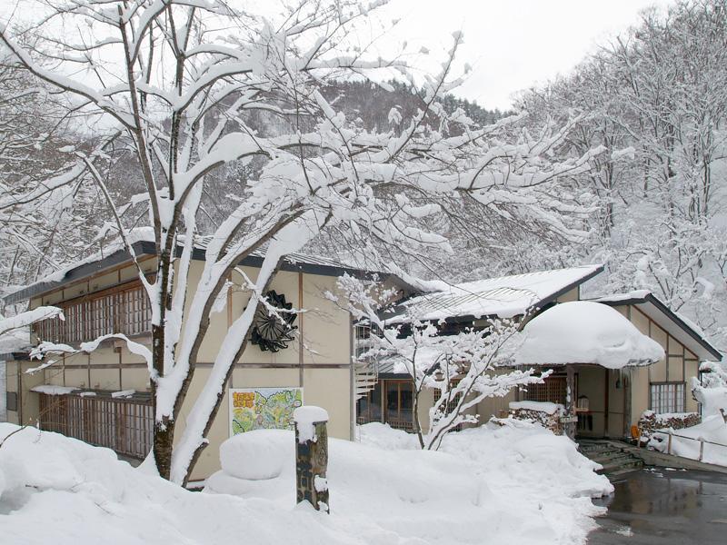 Lamp No Yado Aoni Onsen Hotel Hirakawa Bagian luar foto