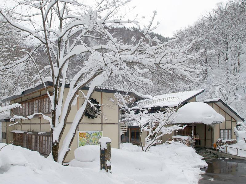 Lamp No Yado Aoni Onsen Hotel Hirakawa Bagian luar foto